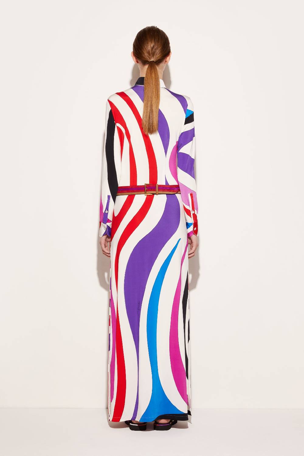 Pucci Abito lungo con stampa Marmo 50% di sconto con spedizione gratuita