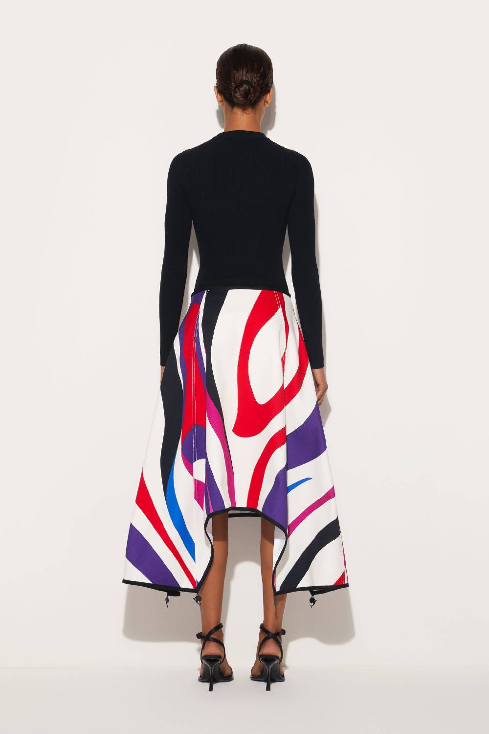 Pucci Gonna svasata con stampa Marmo Black Friday Prezzi