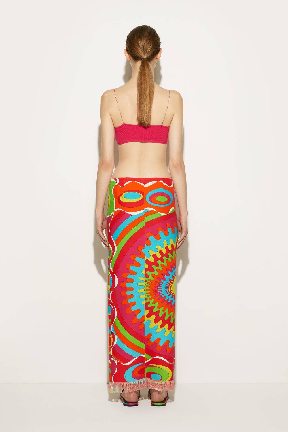 Pucci Top a fascia con spalline a catena In vendita