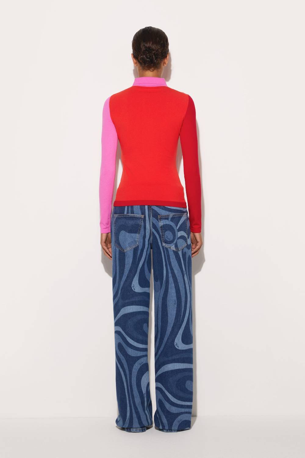Pucci Top in maglia con design color-block Sconti questo mese