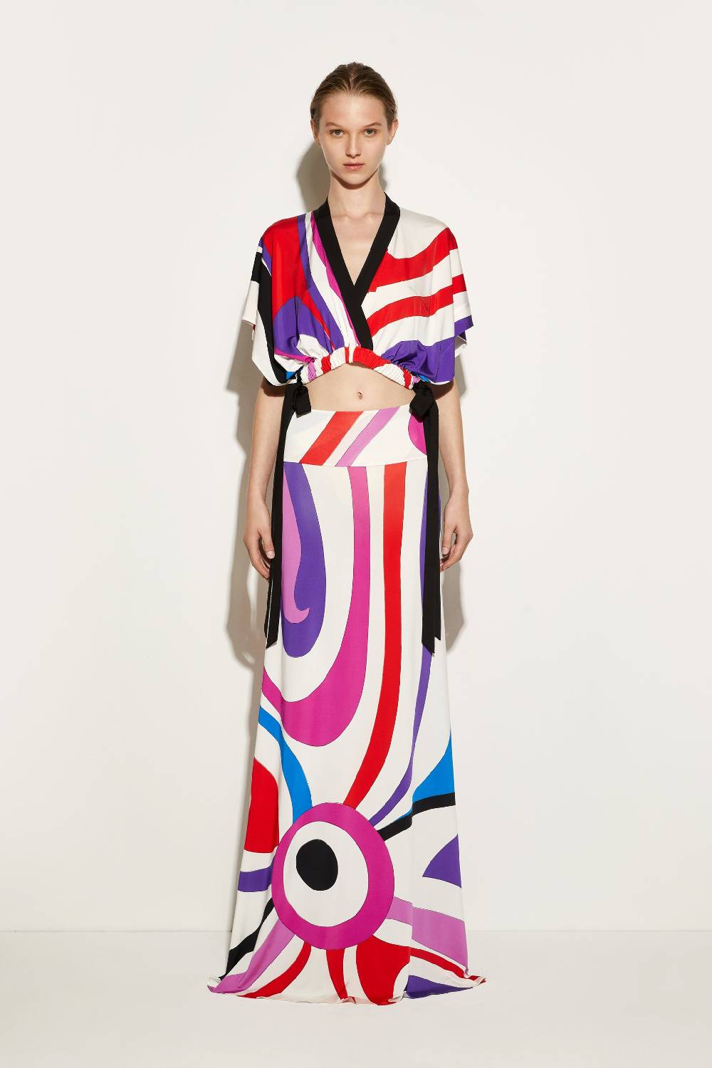 Pucci Gonna lunga con stampa Marmo Italia