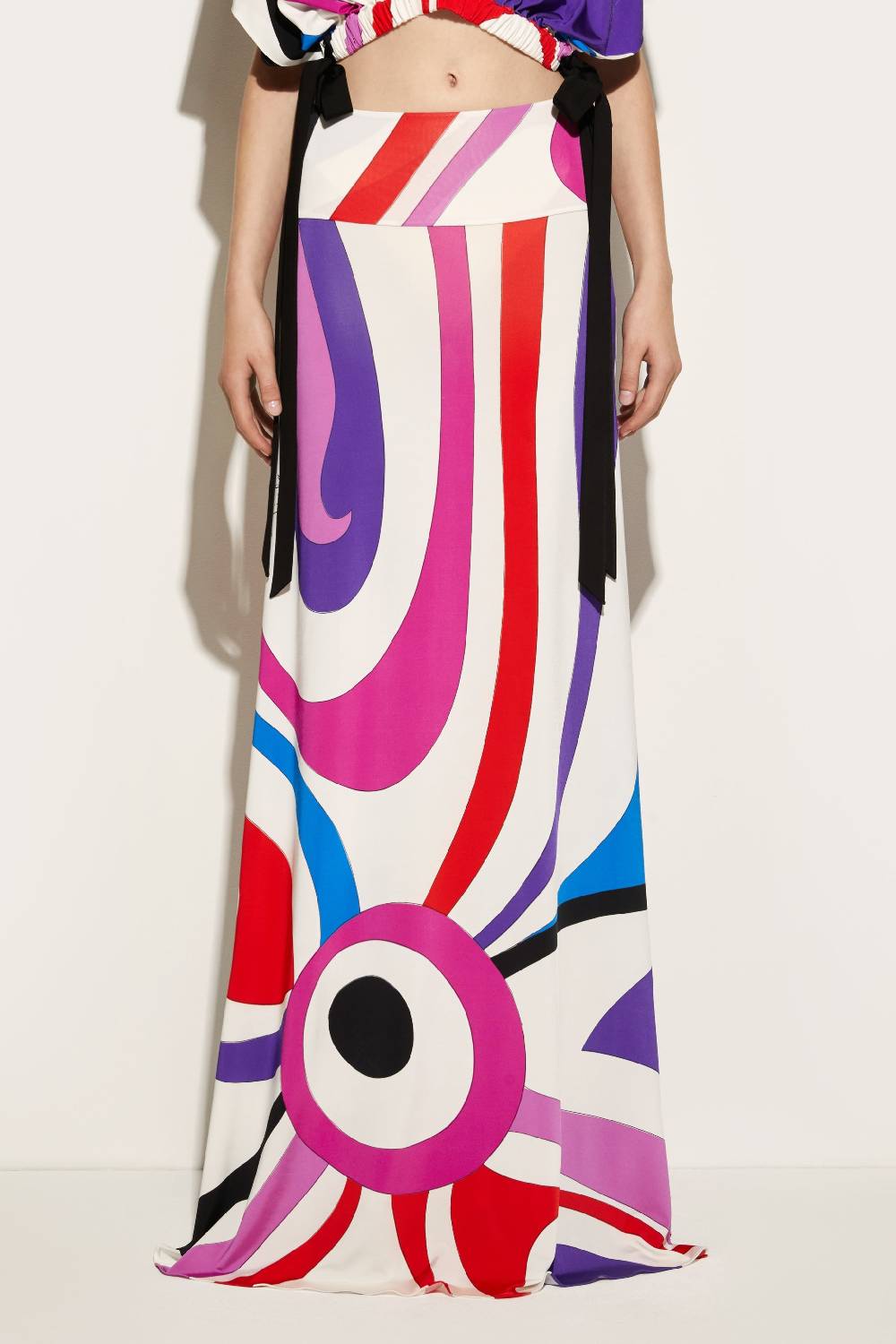 Pucci Gonna lunga con stampa Marmo Italia