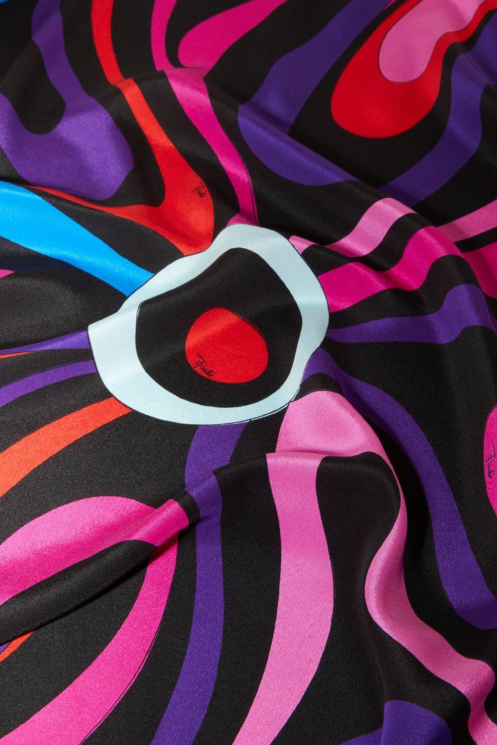 Pucci Hijab in seta con stampa Marmo Vendita