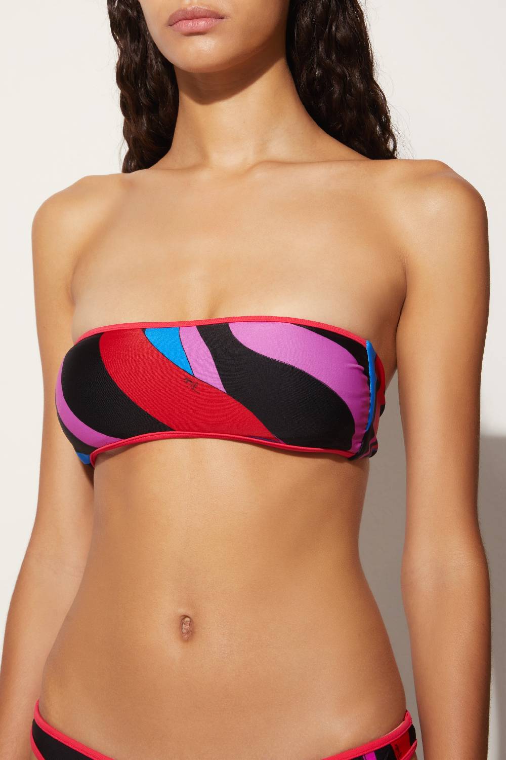 Pucci Top bikini con stampa Marmo Acquista Ora