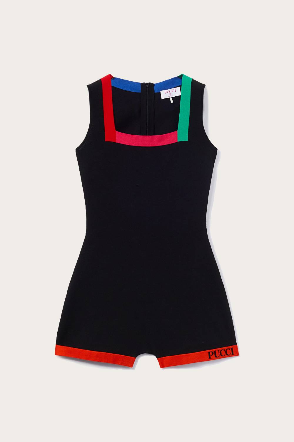 Pucci Tuta corta con design color-block Offerta