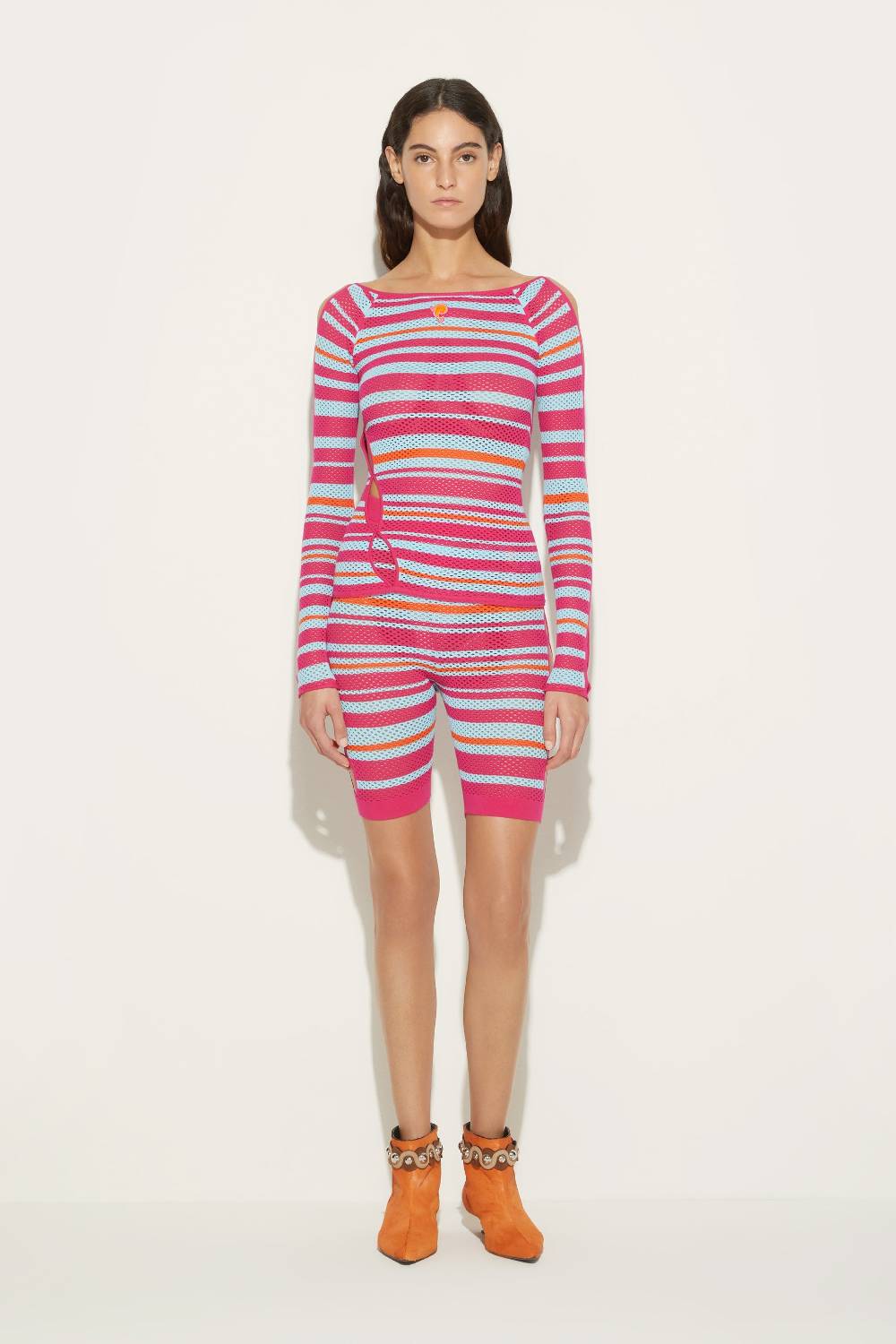Pucci Top in maglia con motivo a righe Hotsell