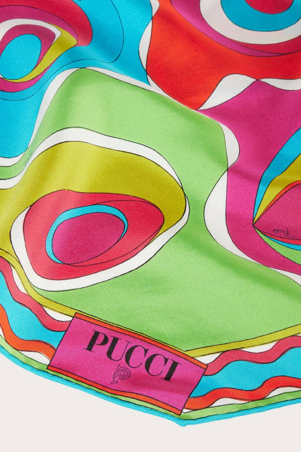 Pucci Foulard in seta con stampa Bersaglio Negozio online di fabbrica