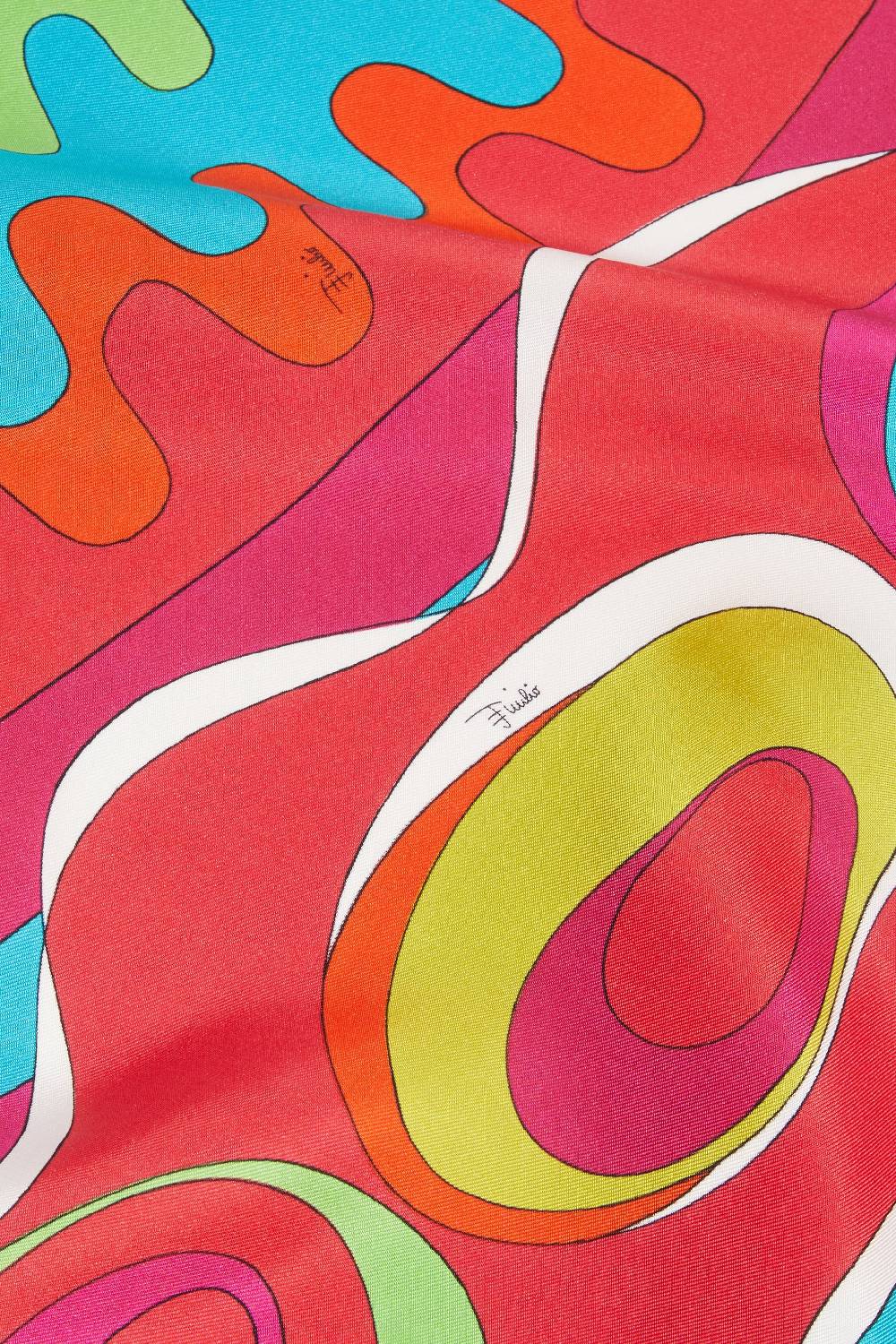 Pucci Foulard in seta con stampa Bersaglio Negozio online di fabbrica