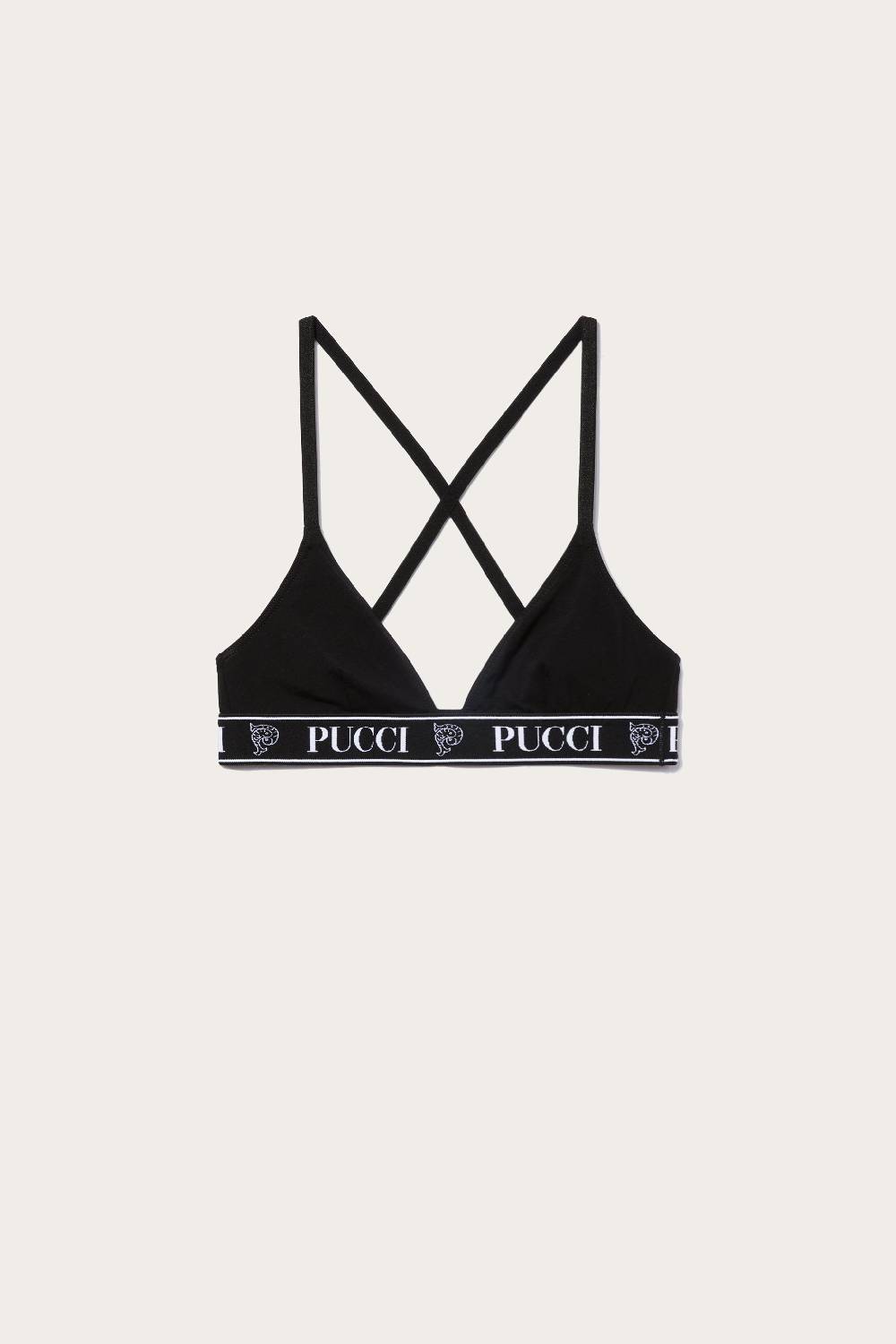 Pucci 3 Pack Reggiseno a triangolo con logo jacquard Shopping online