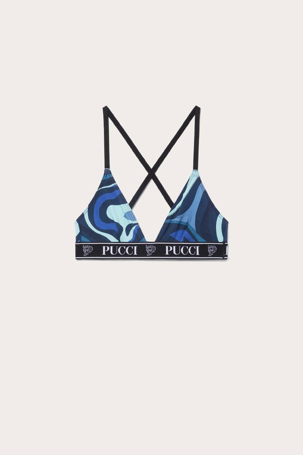 Pucci 3 Pack Reggiseno a triangolo con logo jacquard Shopping online