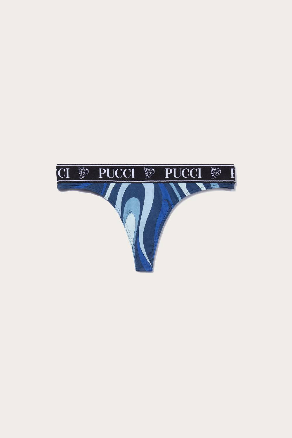 Pucci 3 Pack Tanga con logo jacquard Offerta esclusiva