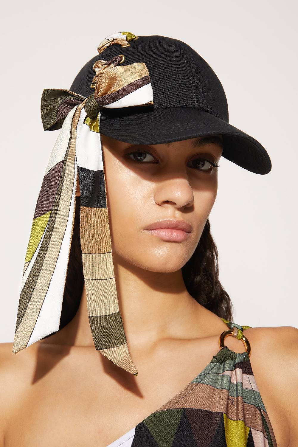 Pucci Cappello da baseball con inserto Iride Vendite stagionali