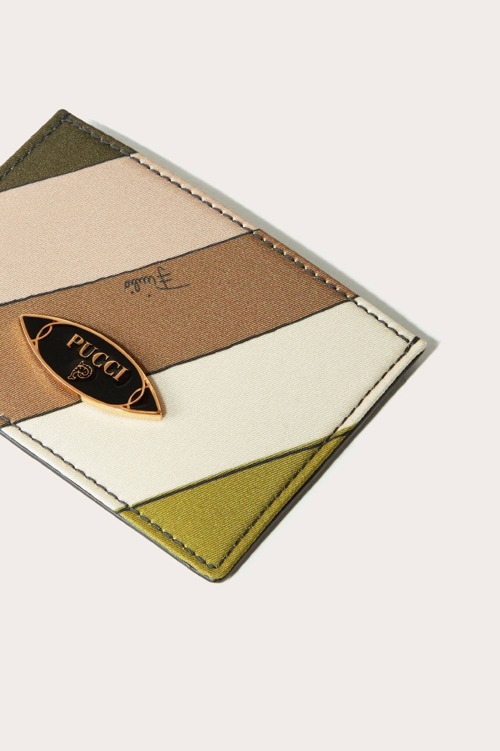 Pucci Portacarte con stampa Iride Vendita calda