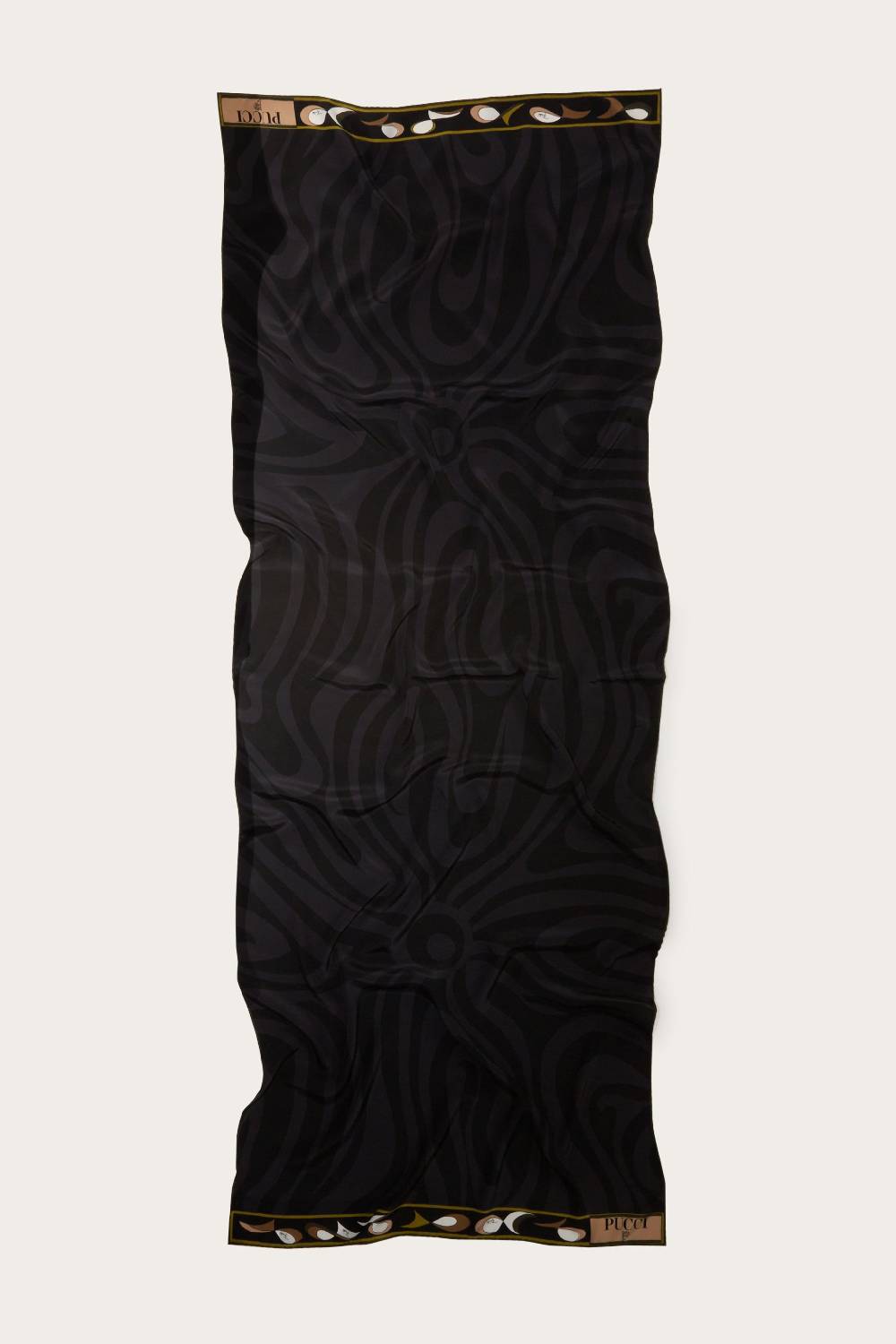 Pucci Hijab in seta con stampe Marmo e Pesci Latest fashion