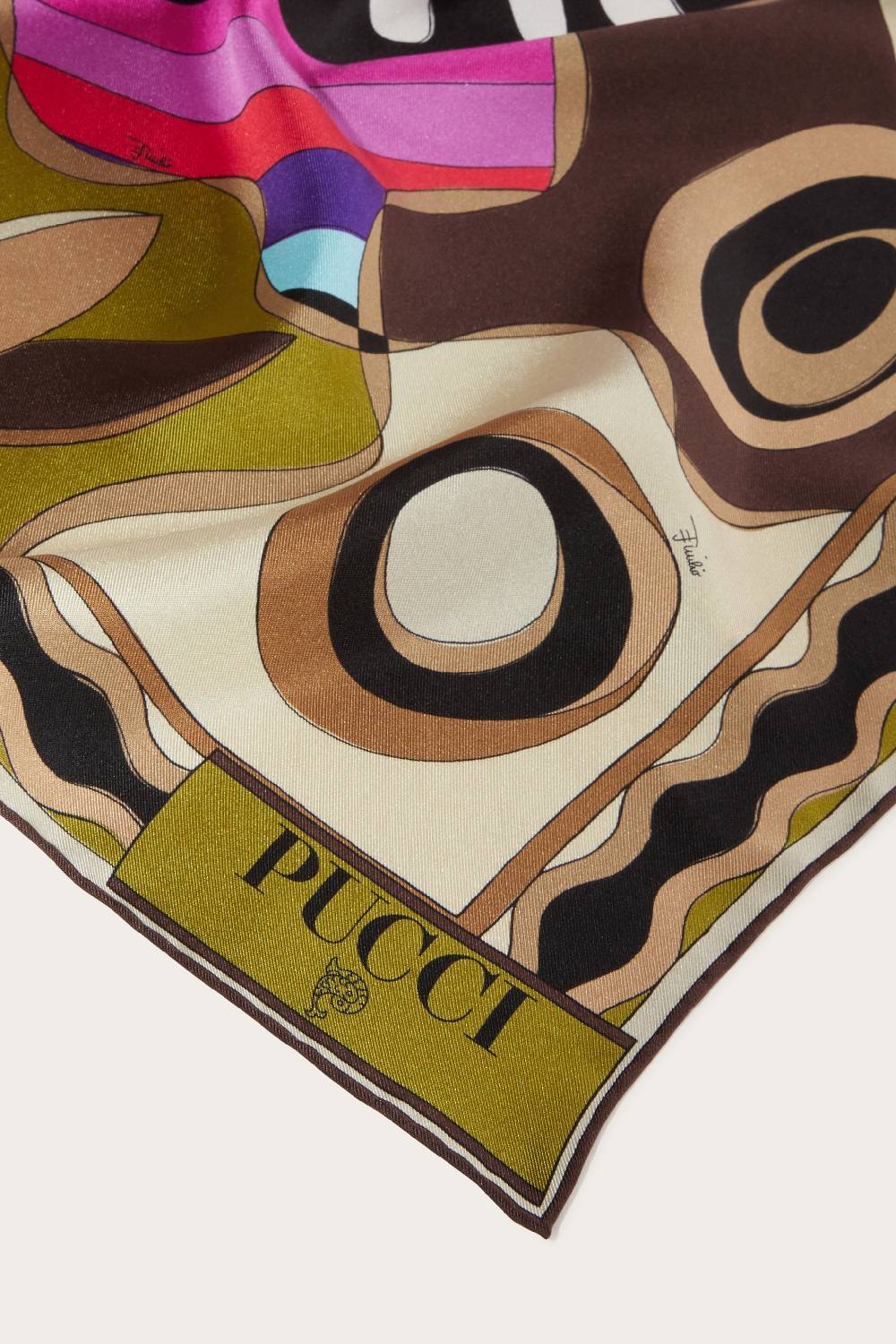 Pucci Carré grande in seta con stampa Bersaglio Online Outlet