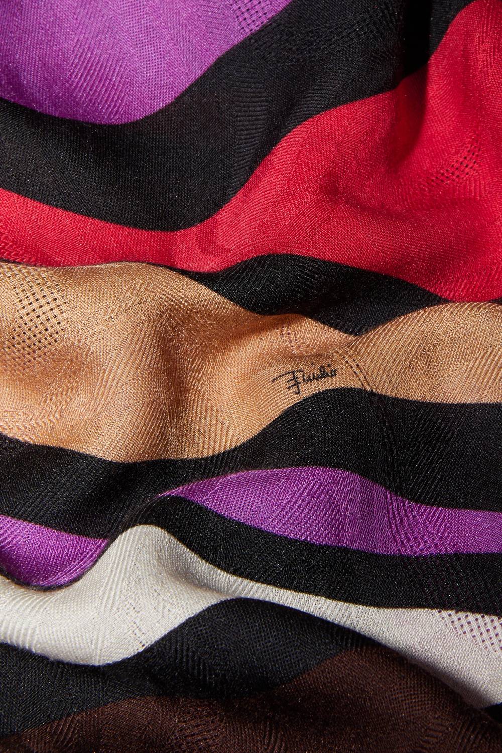 Pucci Foulard grande jacquard con motivo Marmo Offerta temporanea