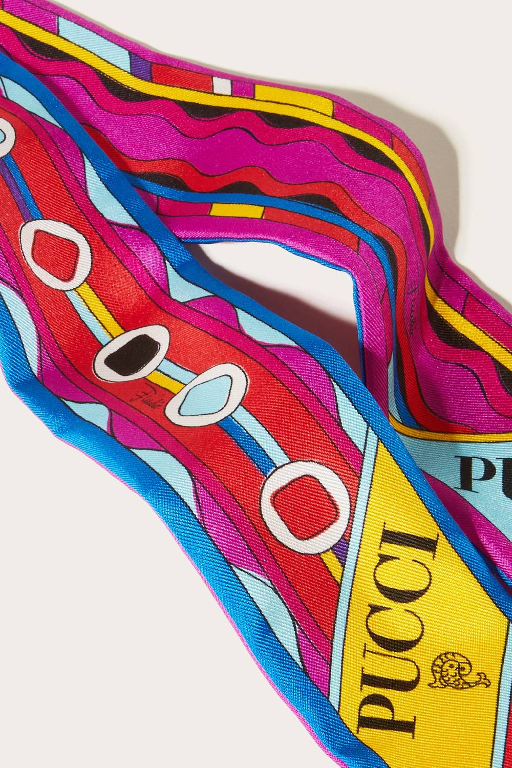 Pucci Foulard in seta con stampe Vivara e Bersaglio Grandi sconti