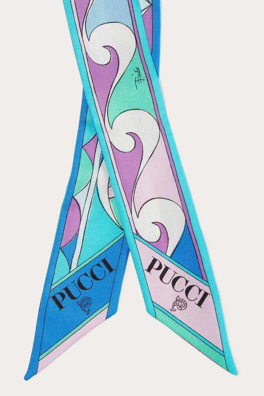 Pucci Foulard in seta con stampa Rombi Offerta settimanale
