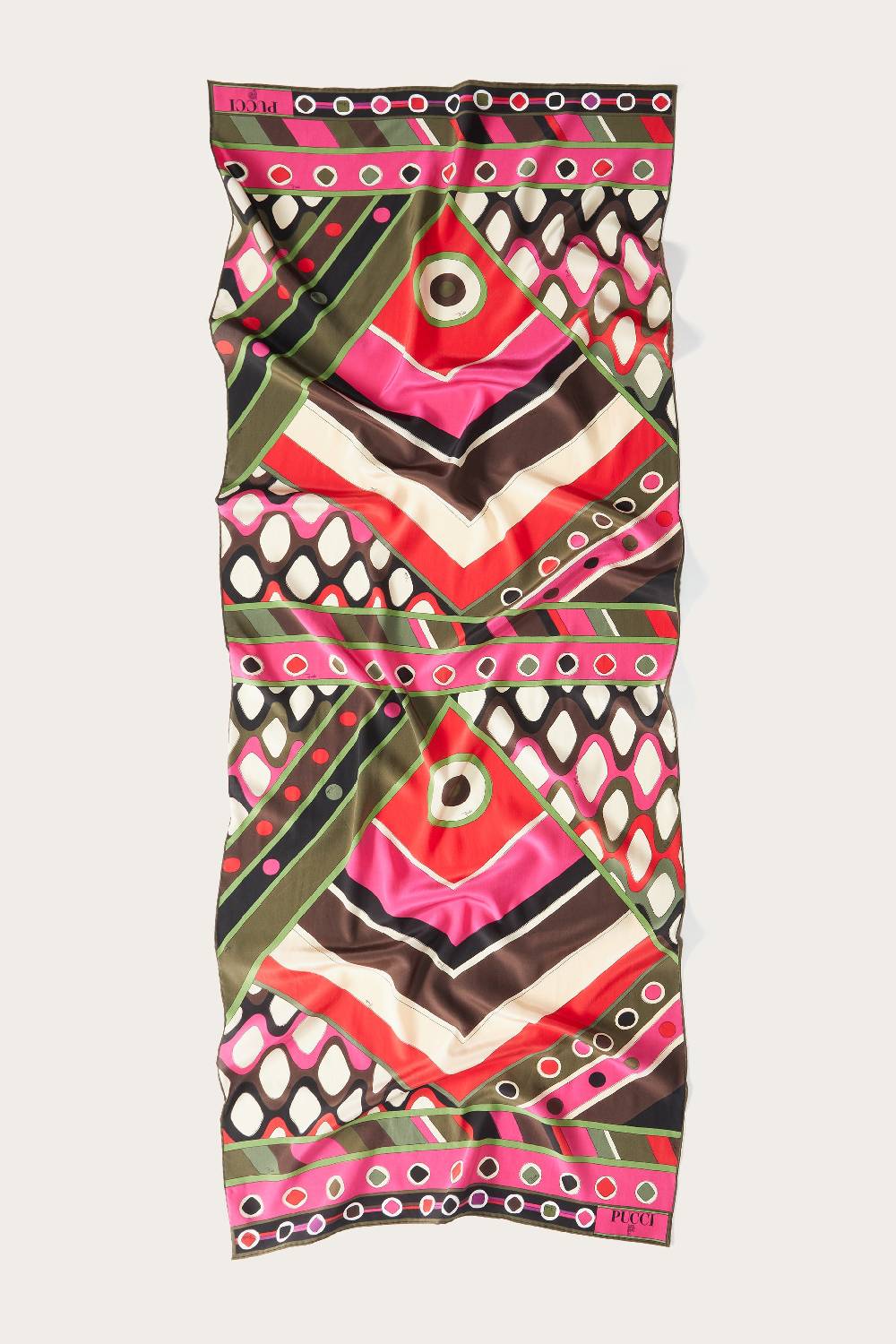 Pucci Foulard in seta con stampa Vivara