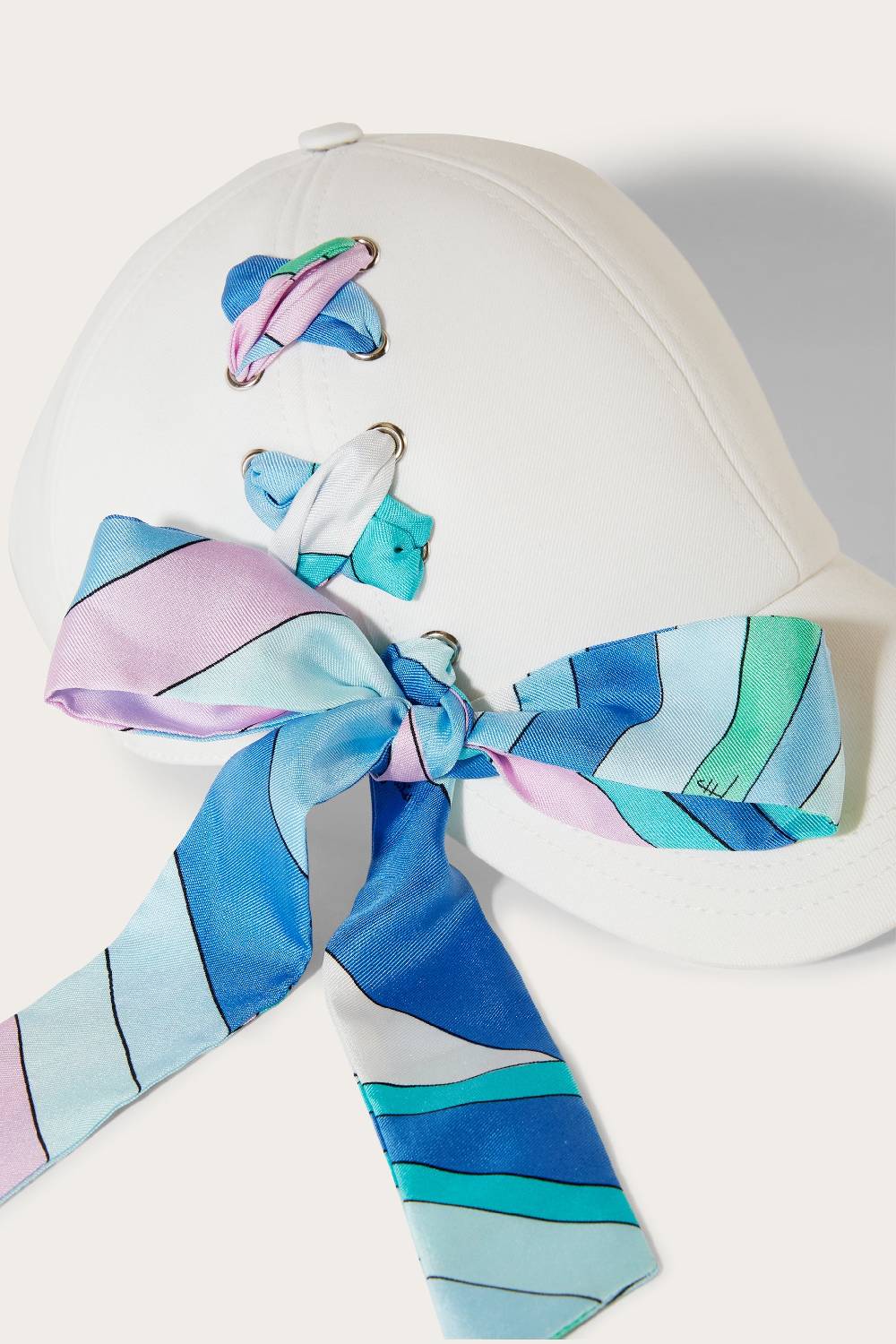 Pucci Cappello da baseball con inserto Iride Qualità