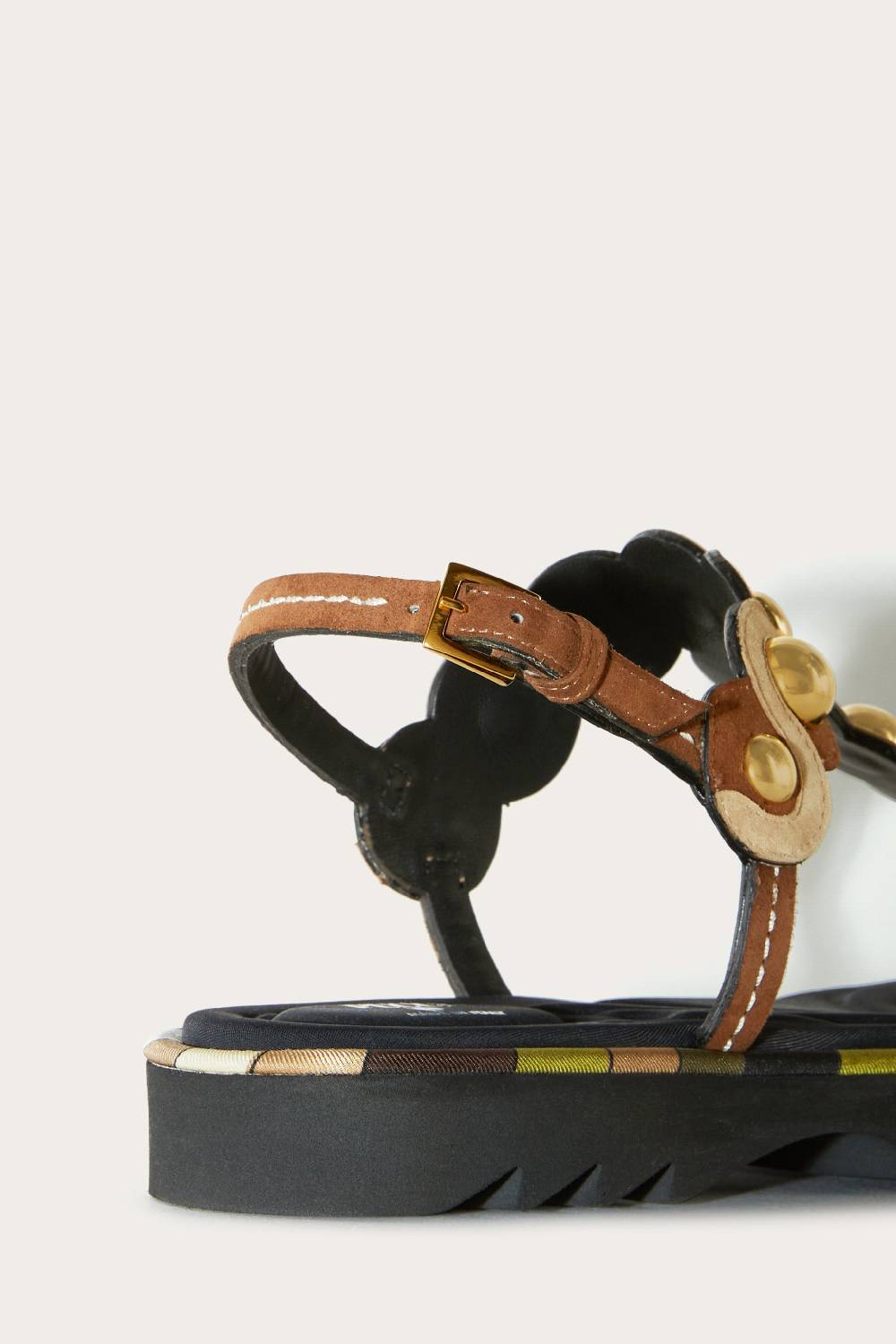 Pucci Sandali in pelle scamosciata con motivo Onde Promozione