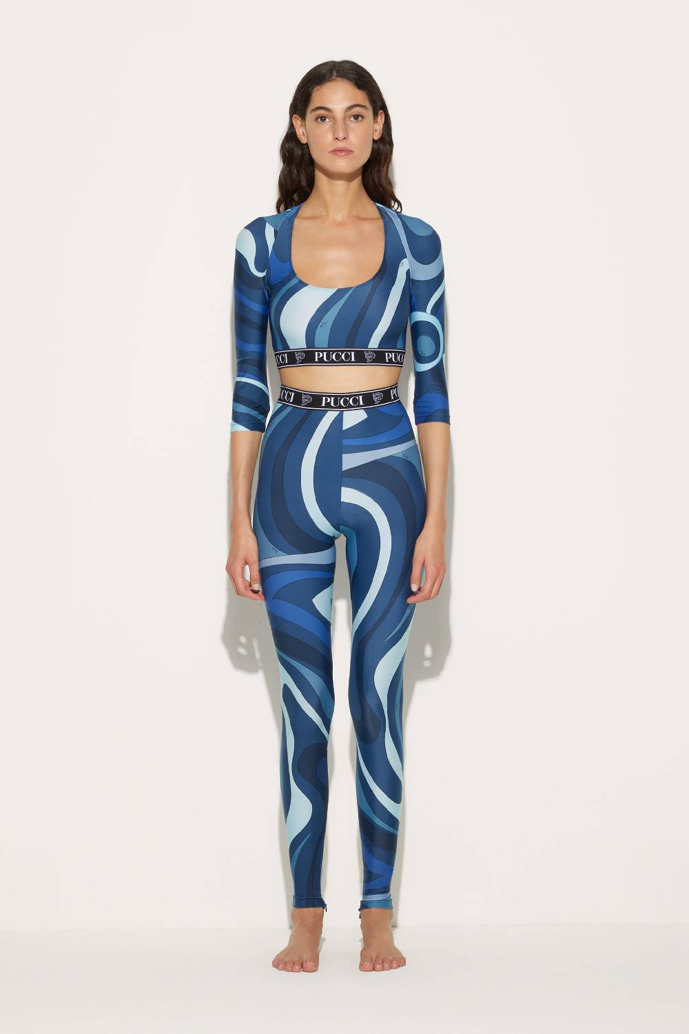 Pucci Leggings con stampa Marmo Affare Del Giorno