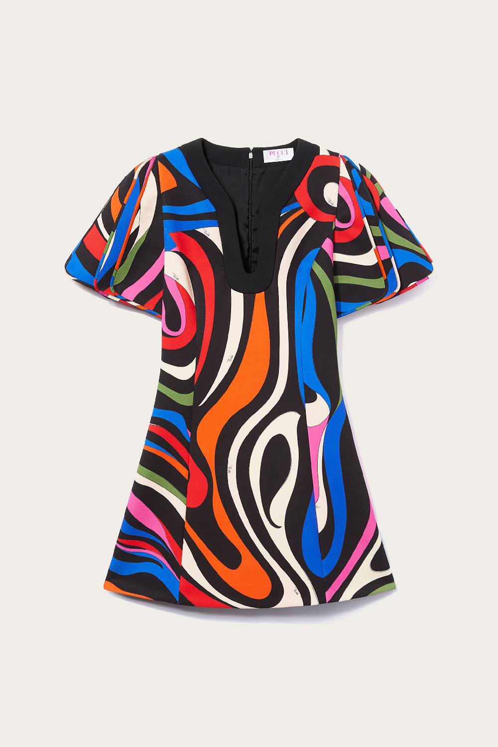 Pucci Mini abito con stampa Marmo Outlet