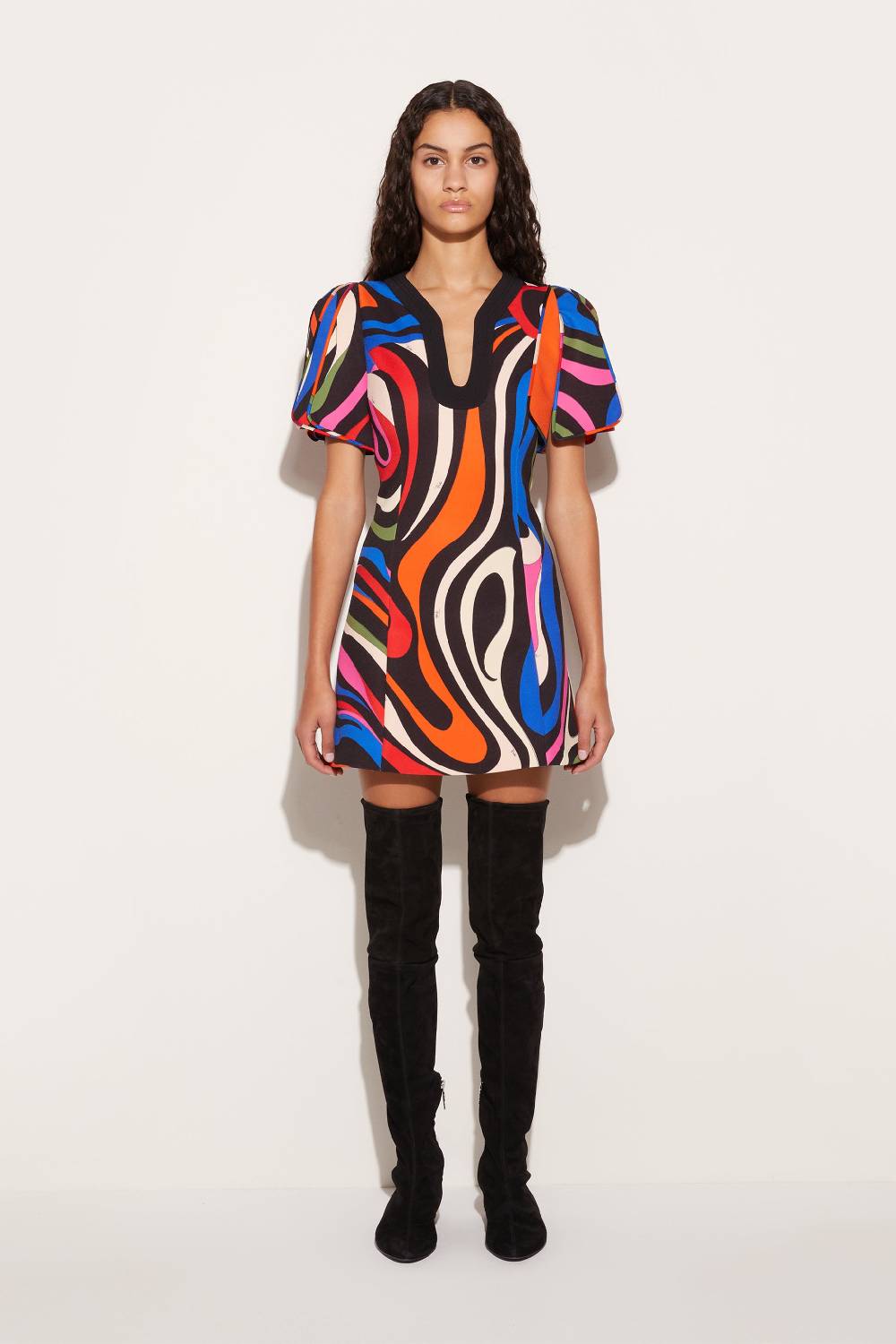 Pucci Mini abito con stampa Marmo Outlet