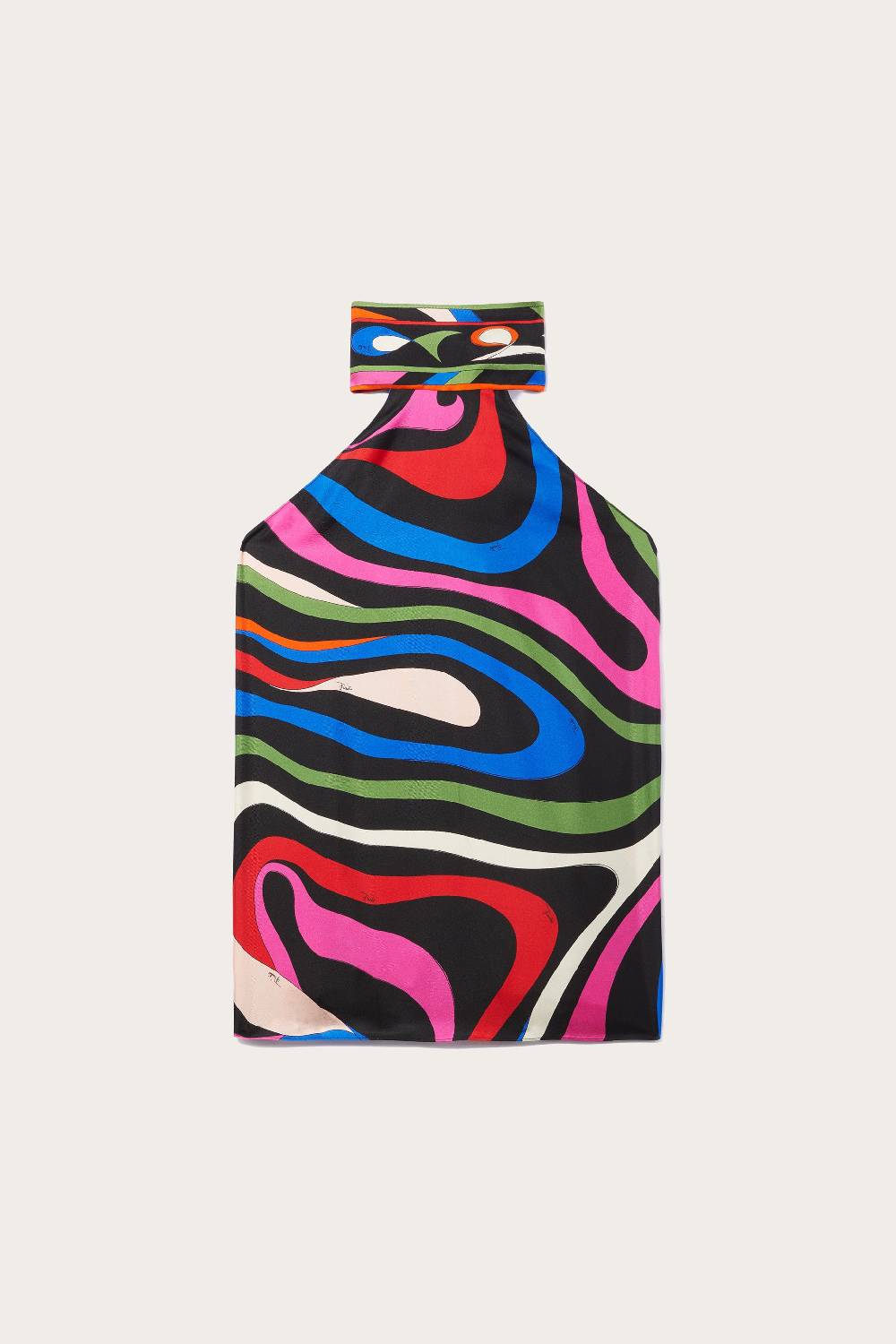Pucci Top in seta con stampa Marmo Saldi