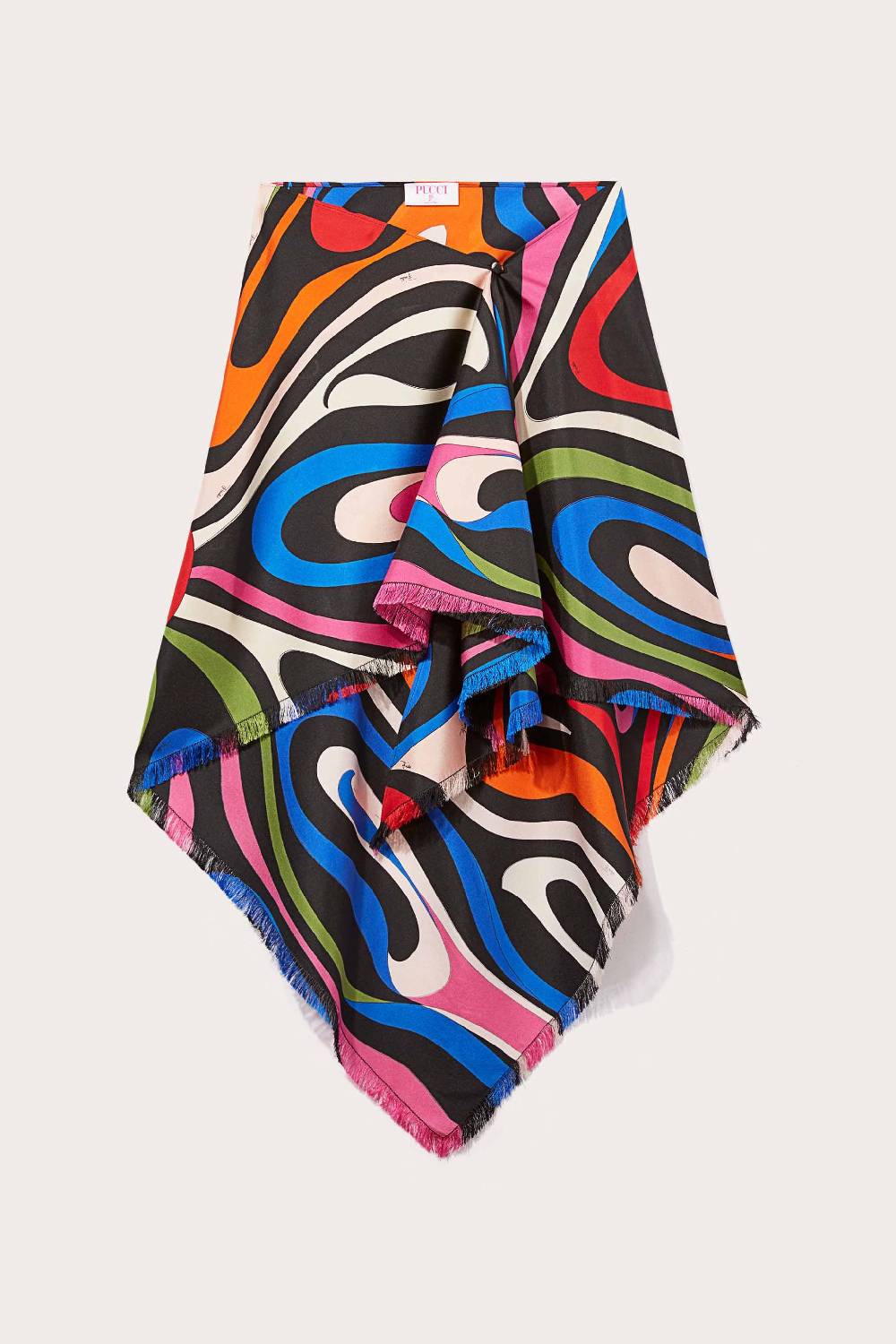 Pucci Gonna in seta con stampa Marmo Offerte