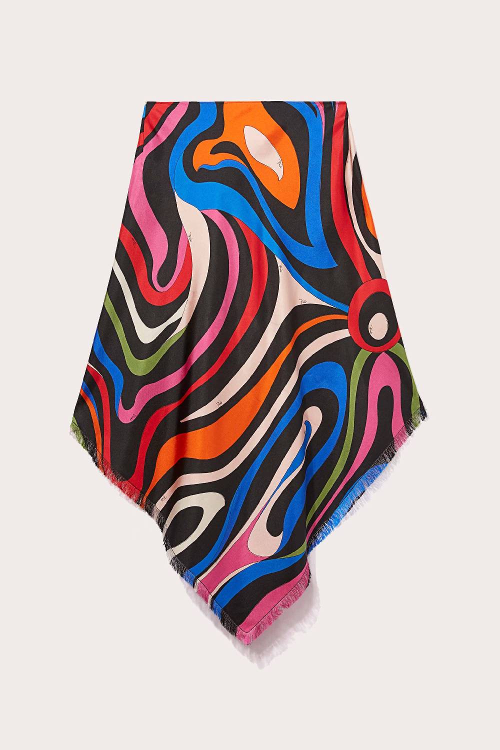 Pucci Gonna in seta con stampa Marmo Offerte