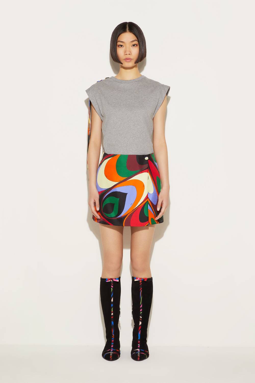 Pucci Top con inserto Iride Offerta Anniversario