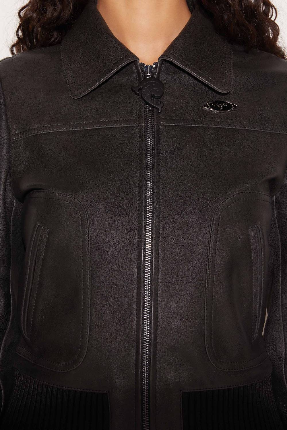 Pucci Bomber in pelle Vendita calda