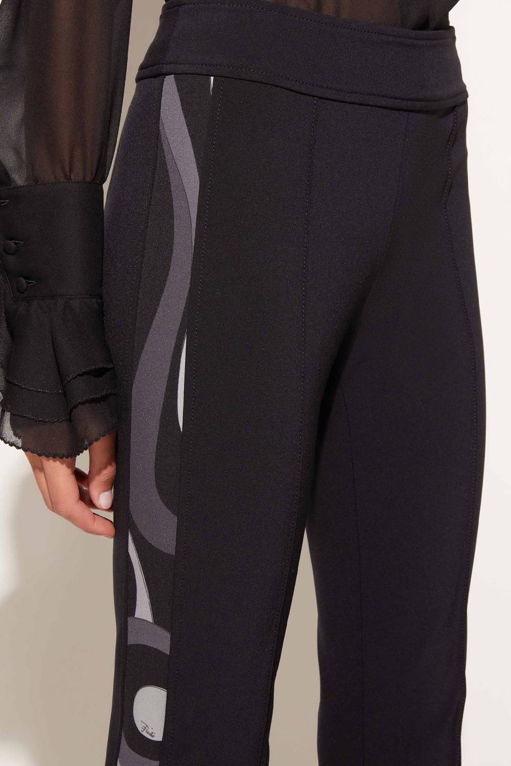 Pucci Pantaloni cropped con stampa Marmo Lightning offer