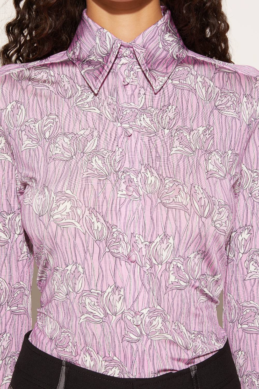 Pucci Camicia con stampa Fior di Loto Rilascio limitato