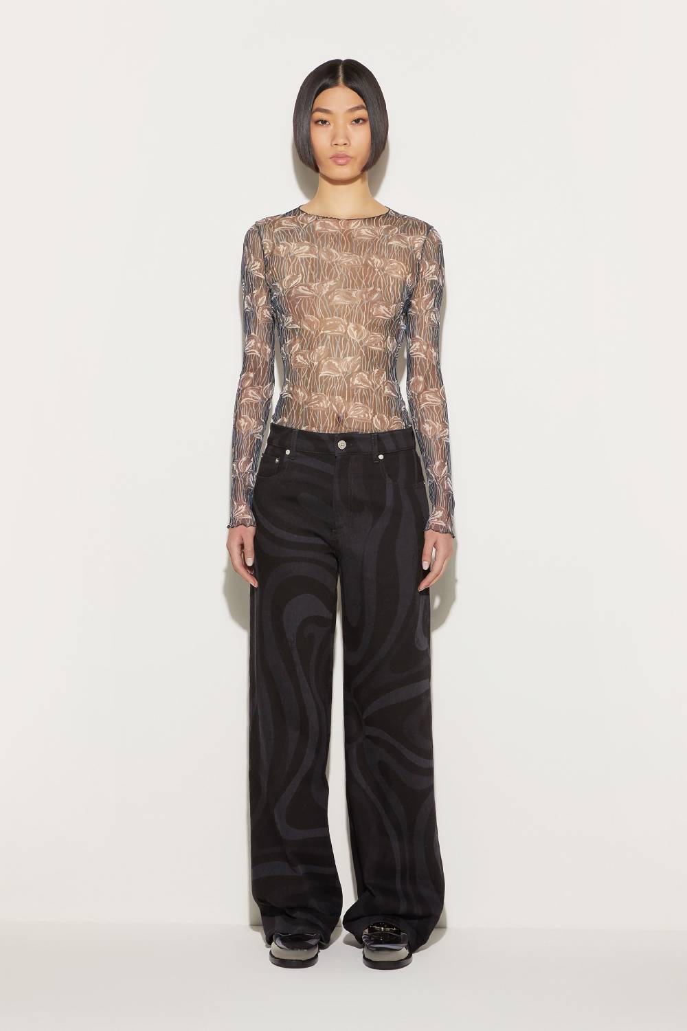 Pucci Top con stampa Fior di Loto Latest stili
