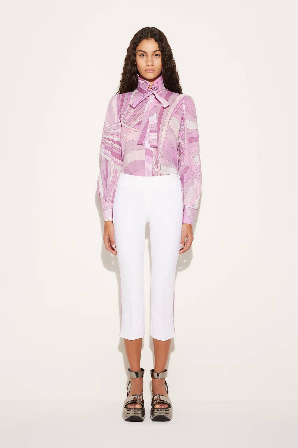 Pucci Pantaloni crop con inserti Iride Ultimi due giorni