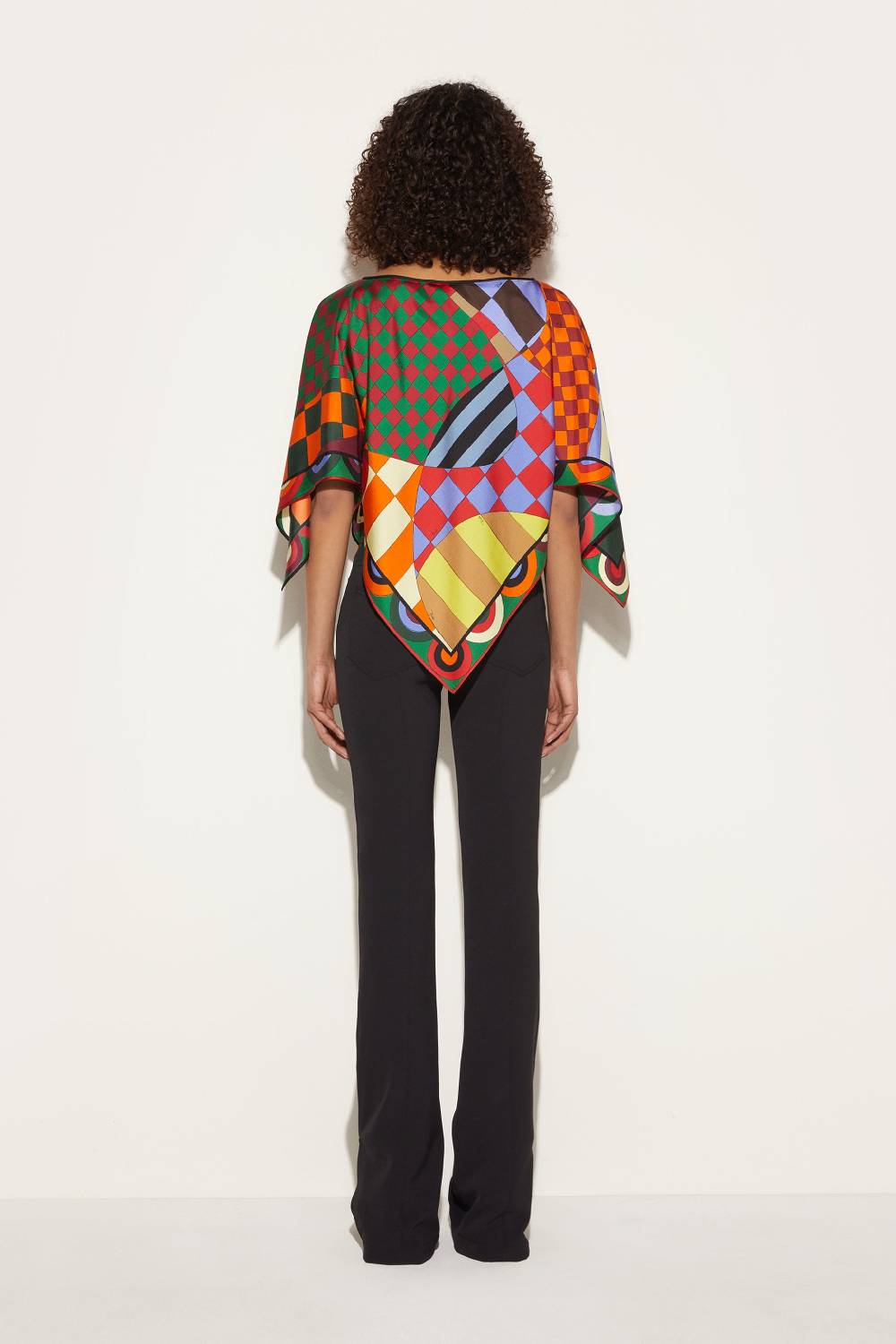 Pucci Top kaftano in seta con stampa Giardino Black Friday Prezzi