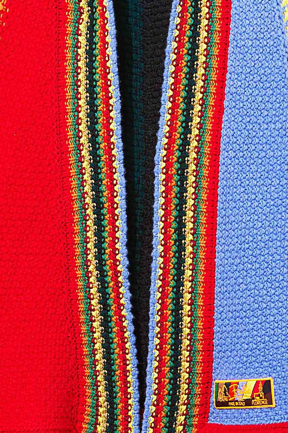 Pucci Mantella colour-block in lana In vendita
