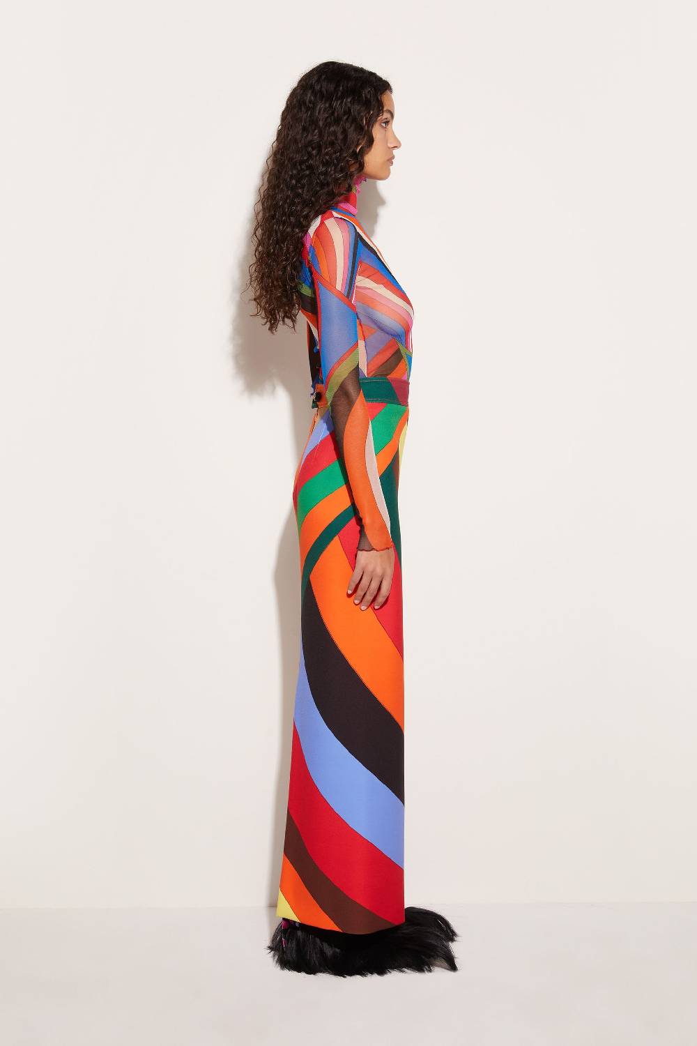 Pucci Gonna lunga con stampa Iride 50% di sconto per tempo limitato