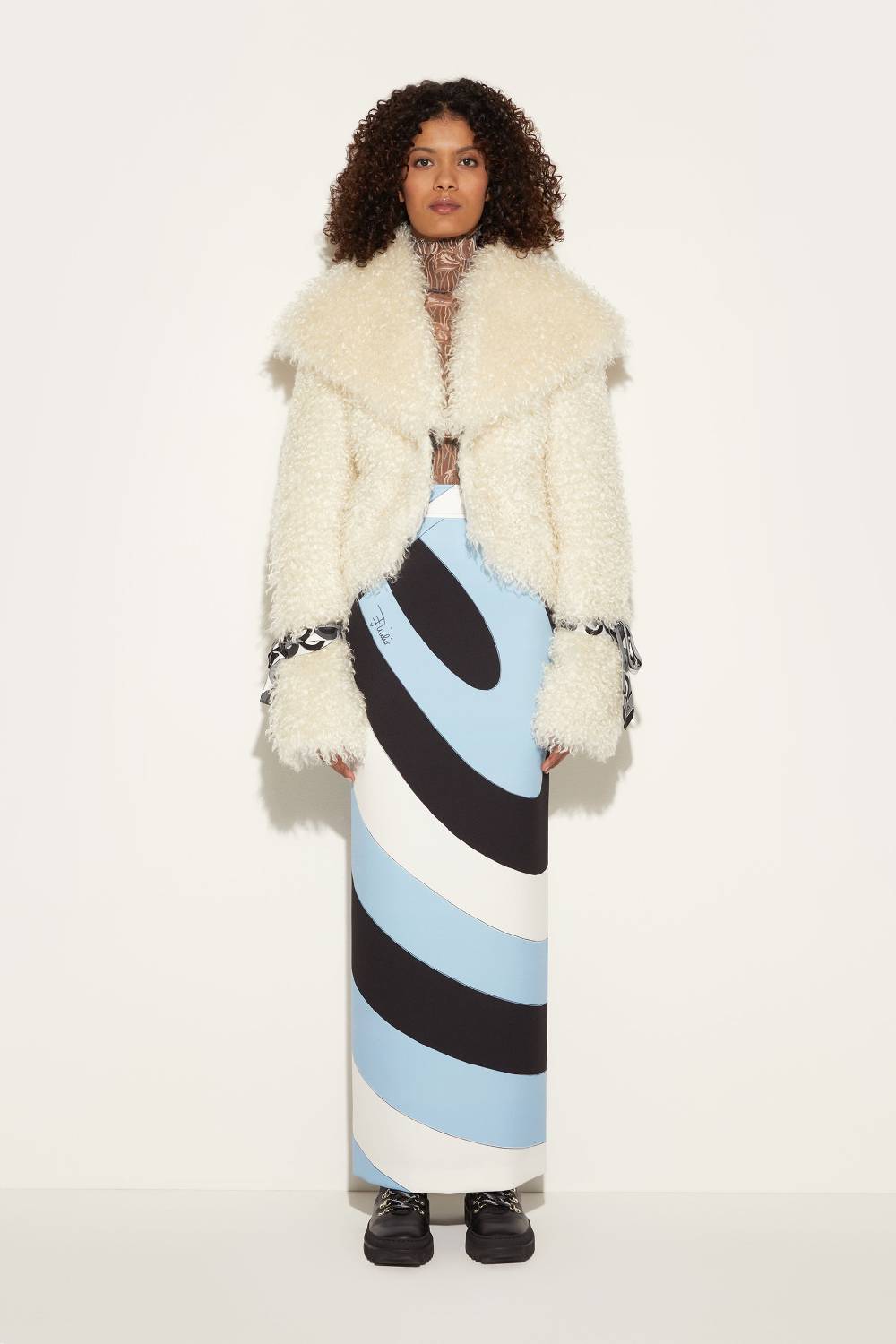 Pucci Cappotto in shearling sintetico Italia