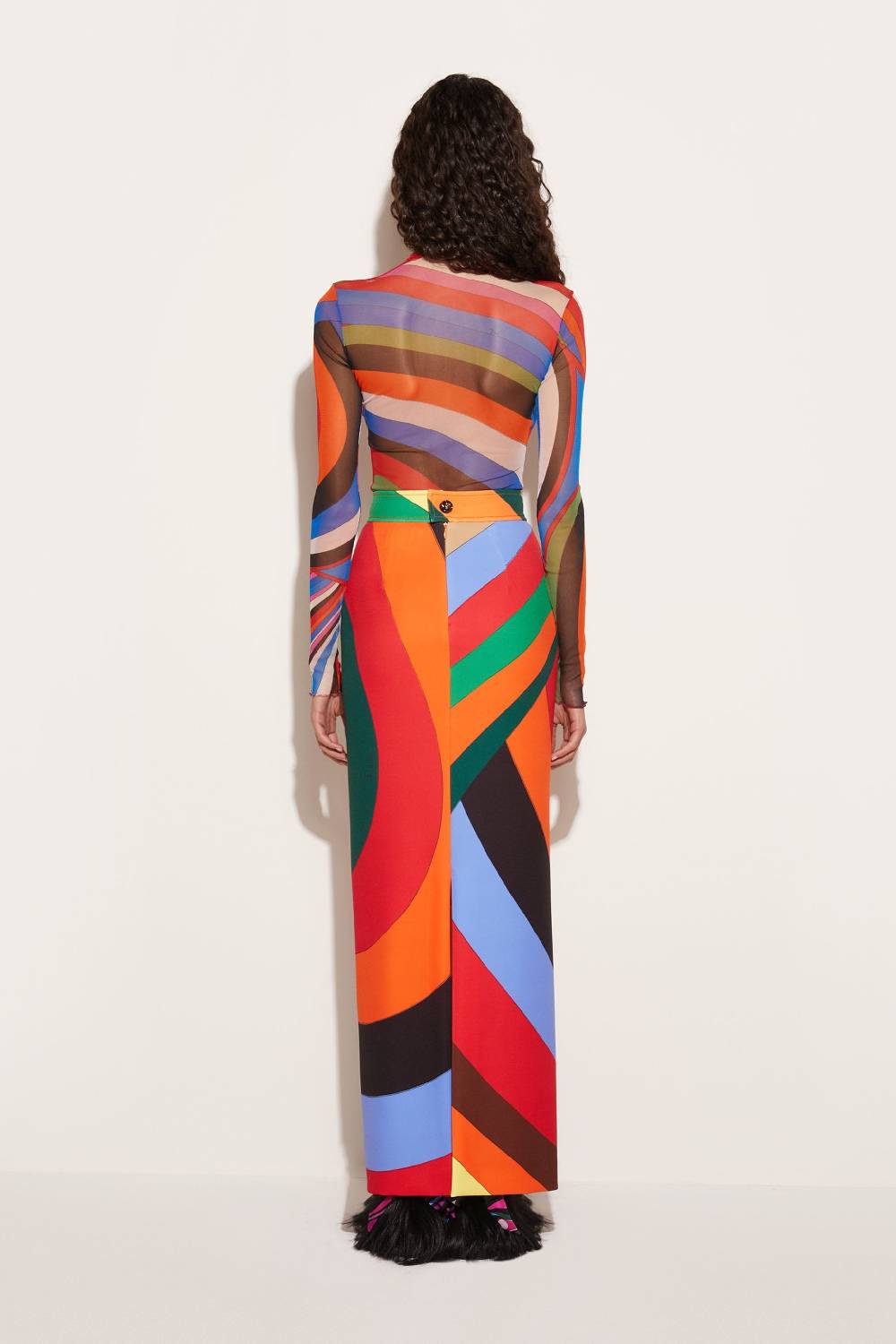 Pucci Top con stampa Iride In Linea