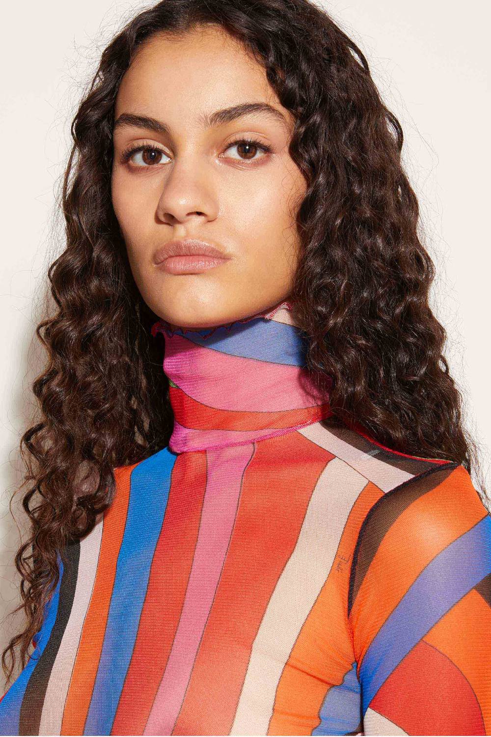 Pucci Top con stampa Iride In Linea