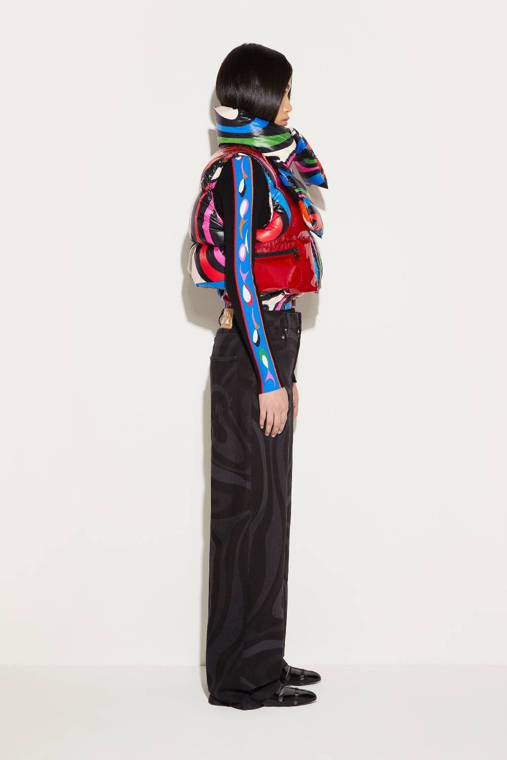 Pucci Gilet imbottito con stampa Marmo Pezzi Unici