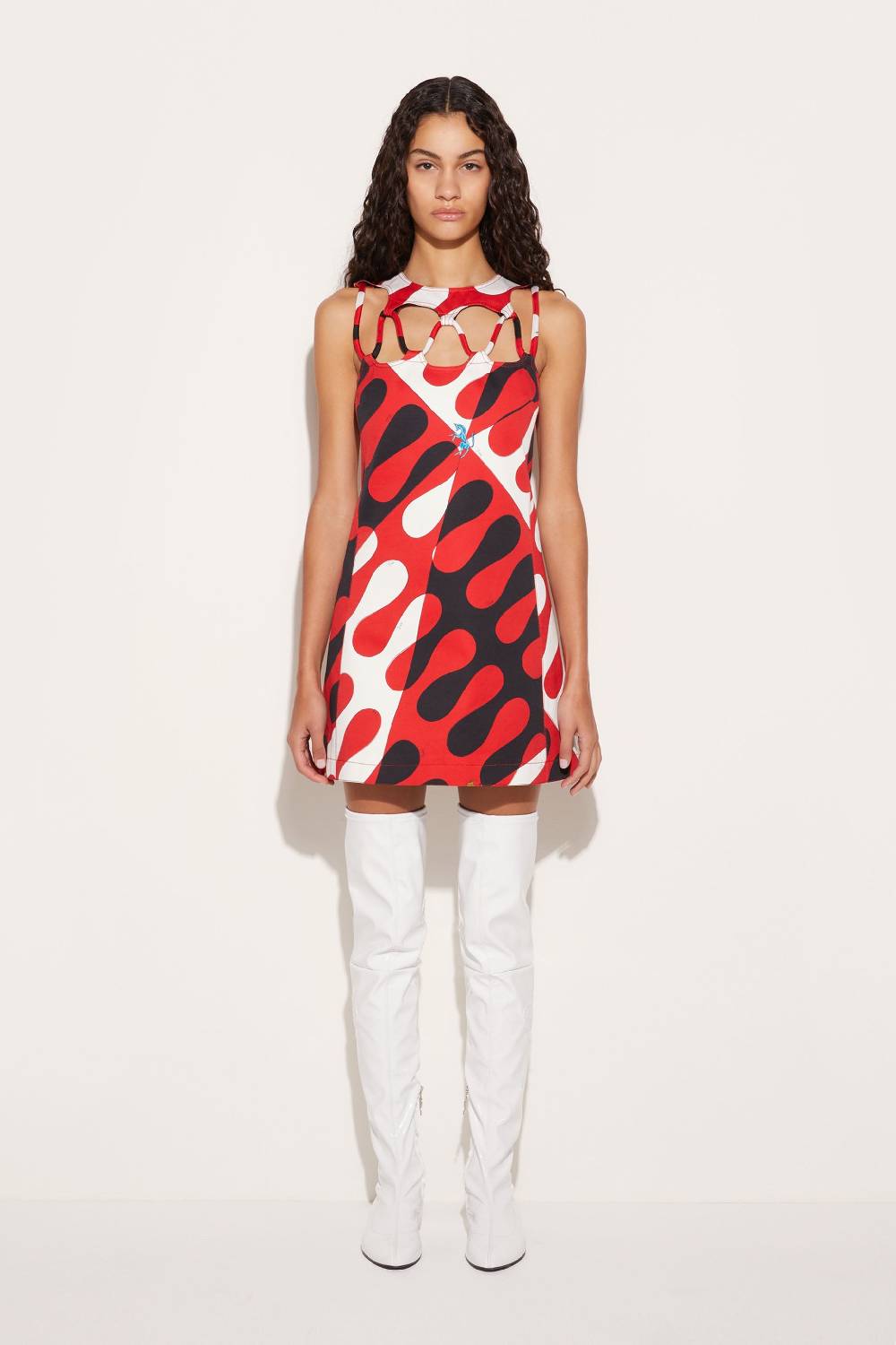 Pucci Mini abito con cut-out e stampa Leocorno Qualità Garantita