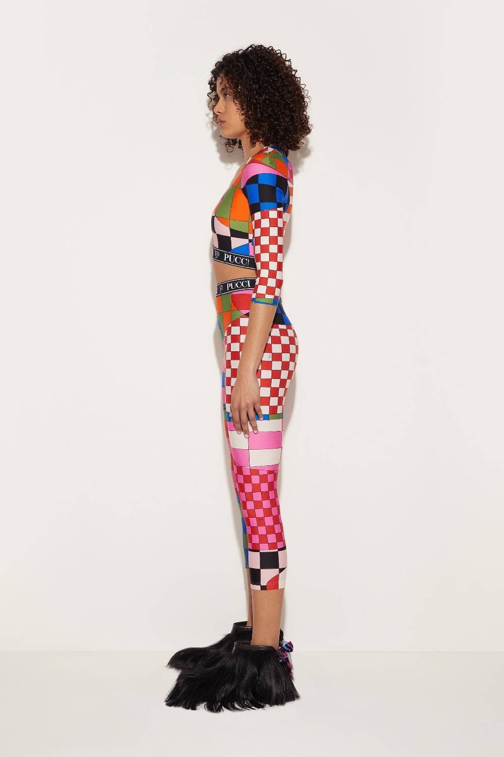 Pucci Leggings con stampa Giardino Sottocosto