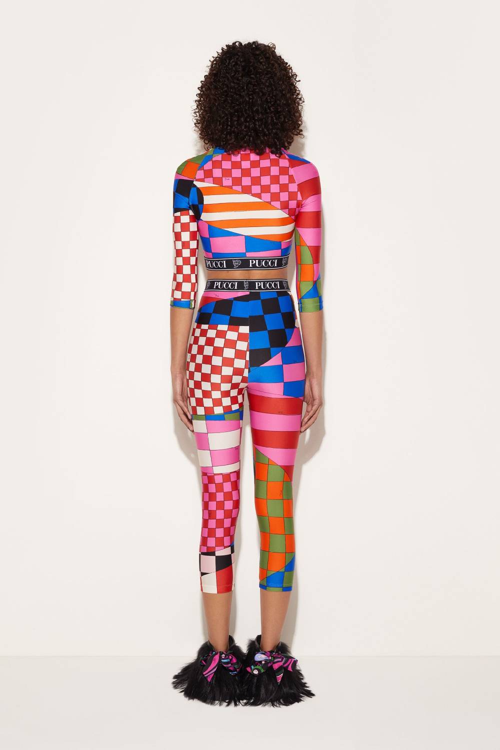 Pucci Leggings con stampa Giardino Sottocosto