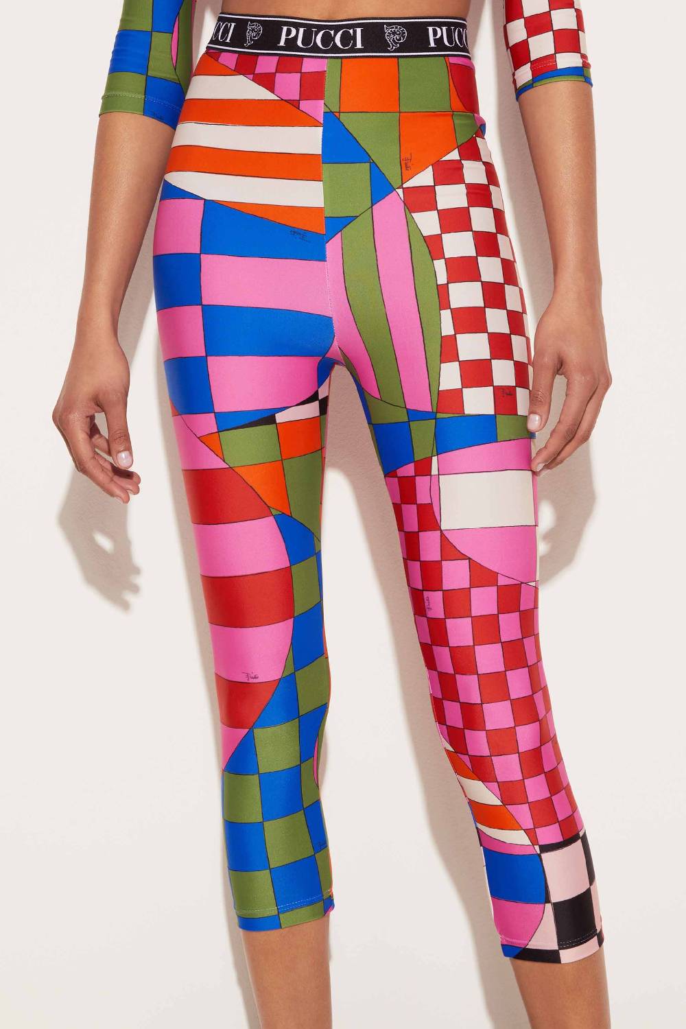 Pucci Leggings con stampa Giardino Sottocosto