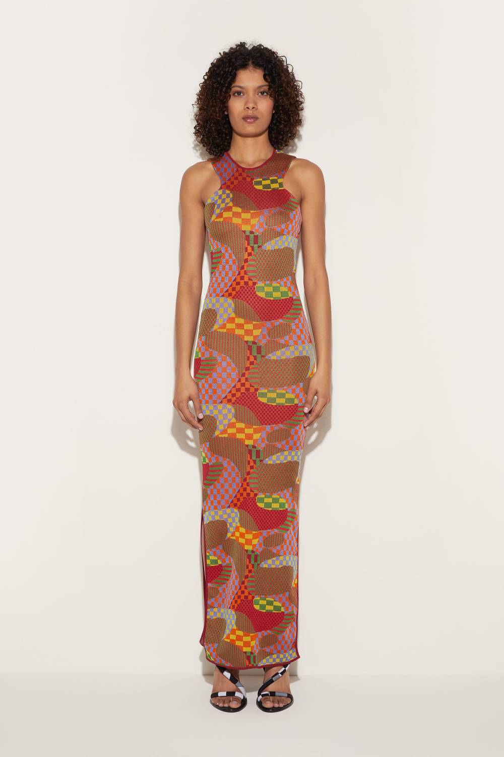 Pucci Abito lungo jacquard con motivo Giardino Convenienza