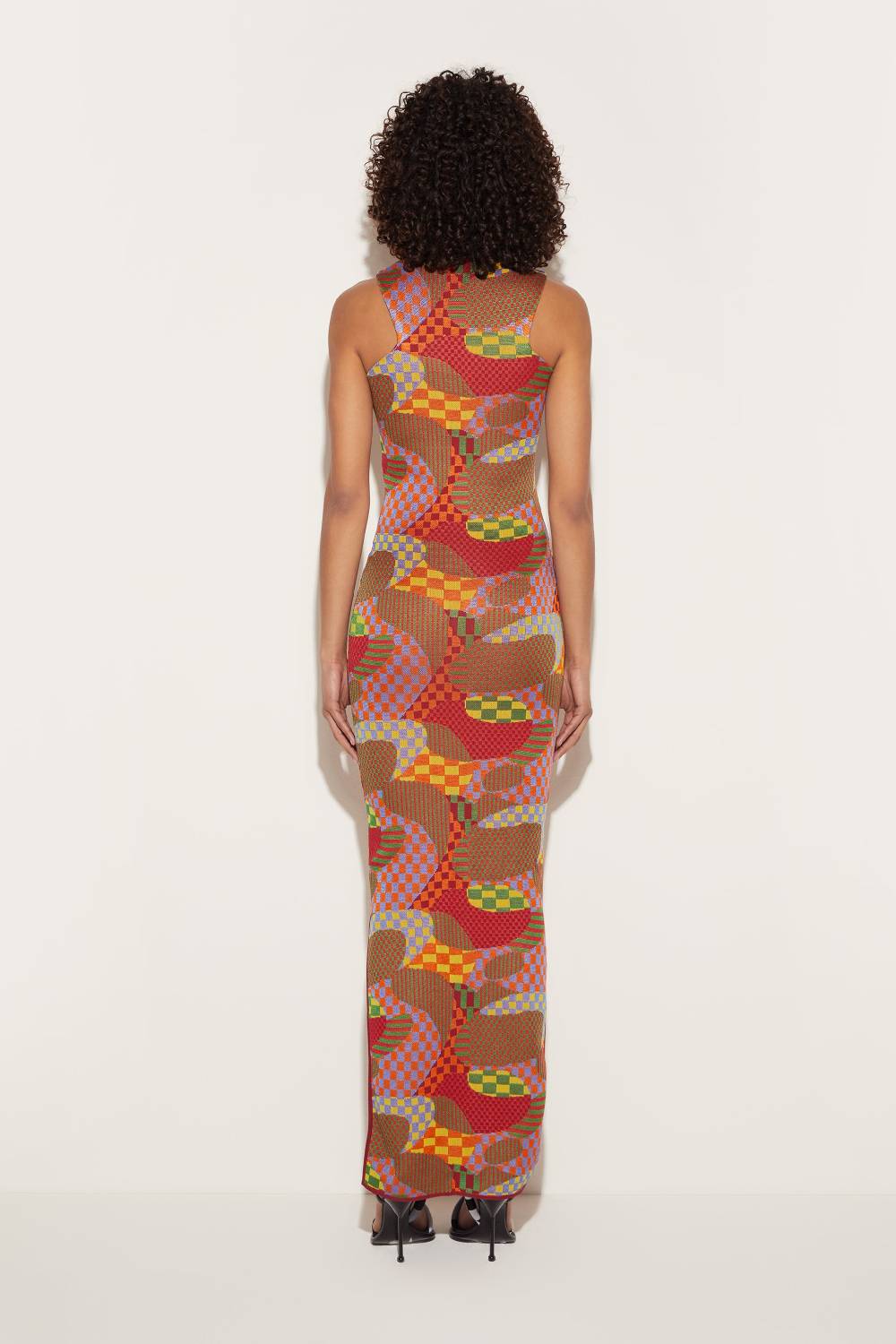 Pucci Abito lungo jacquard con motivo Giardino Convenienza